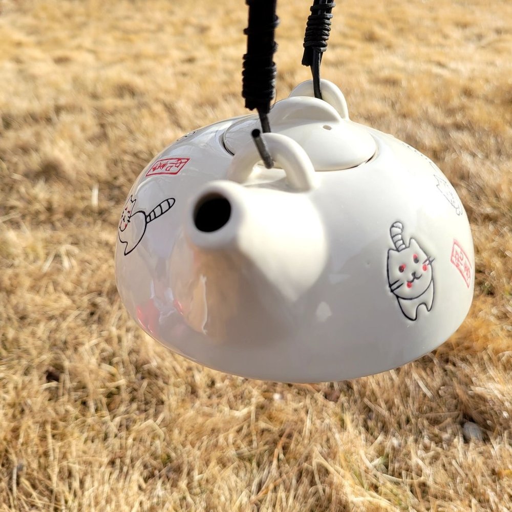 Japanese porcelain teapot /  japanese vintage teapot / japanese tea pot / Japane - Picture 6 of 7